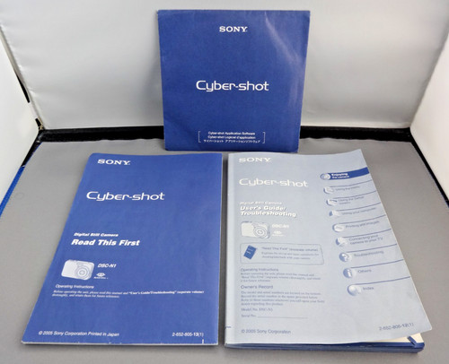 Sony cyber shot dsc - dsc-n1, guide